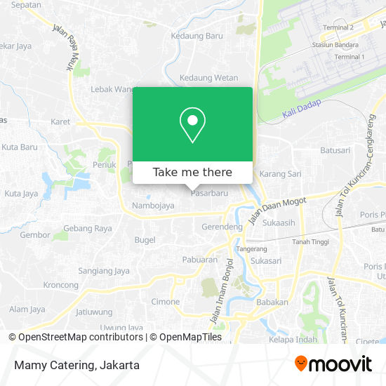 Mamy Catering map