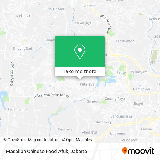 Masakan Chinese Food Afuk map