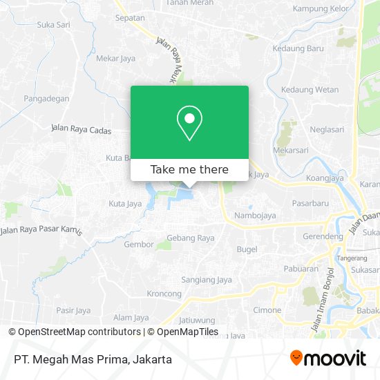 PT. Megah Mas Prima map