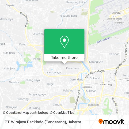 PT. Wirajaya Packindo (Tangerang) map