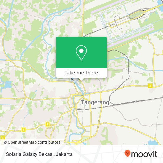 Solaria Galaxy Bekasi map