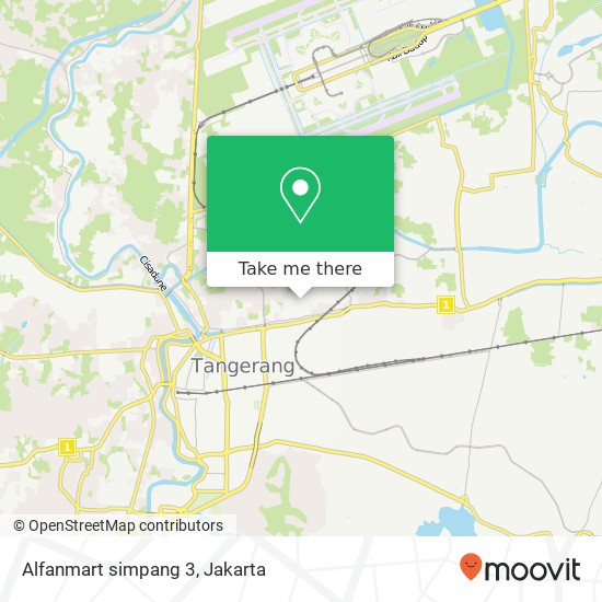 Alfanmart simpang 3 map