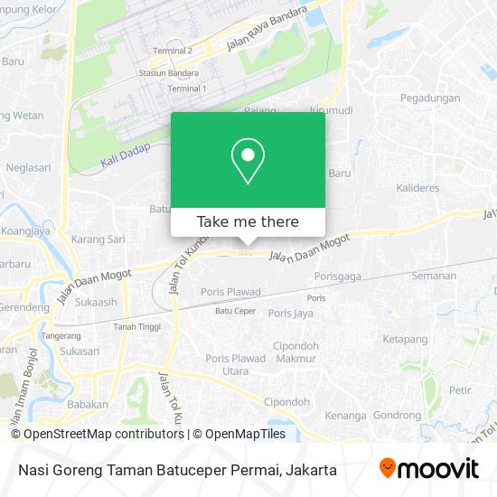 Nasi Goreng Taman Batuceper Permai map