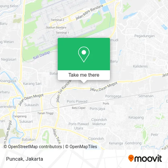 Puncak map