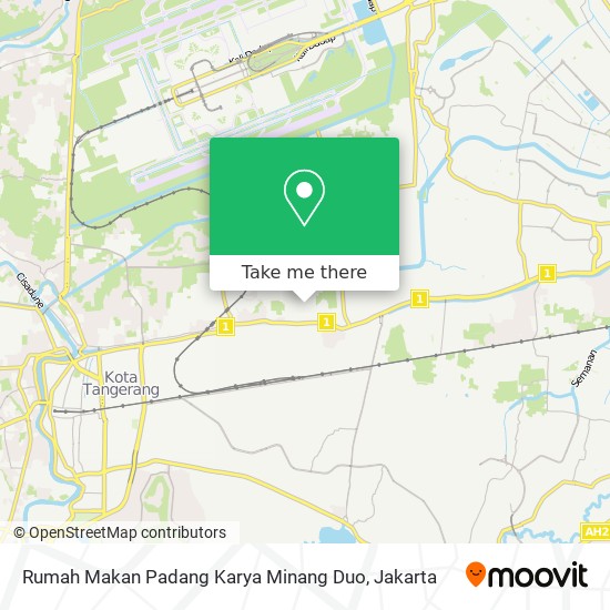Rumah Makan Padang Karya Minang Duo map
