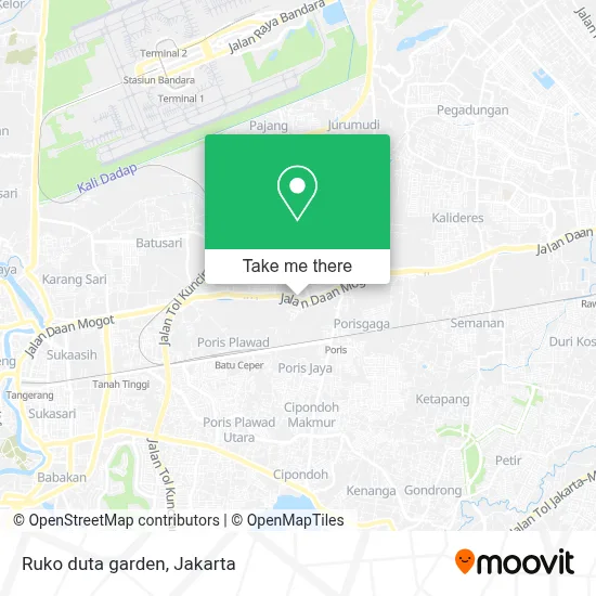 Ruko duta garden map