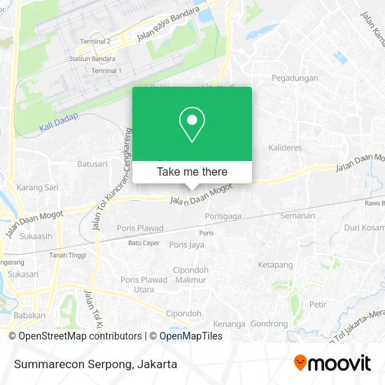 Summarecon Serpong map