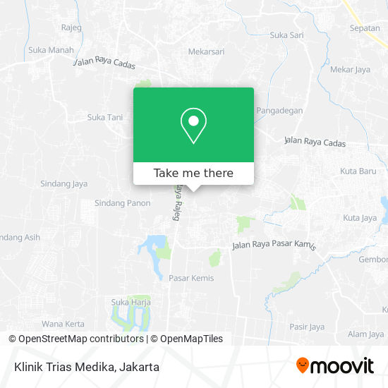 Klinik Trias Medika map