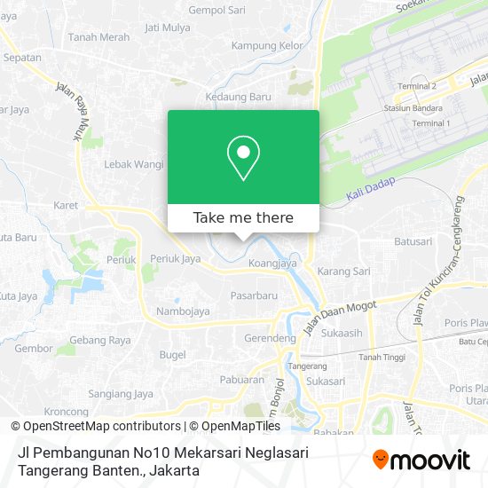 Jl Pembangunan No10 Mekarsari Neglasari Tangerang Banten. map