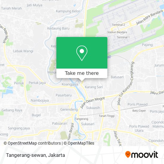 Tangerang-sewan map