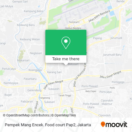 Pempek Mang Encek. Food court Pap2 map