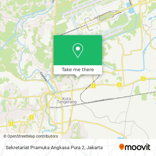 Sekretariat Pramuka Angkasa Pura 2 map