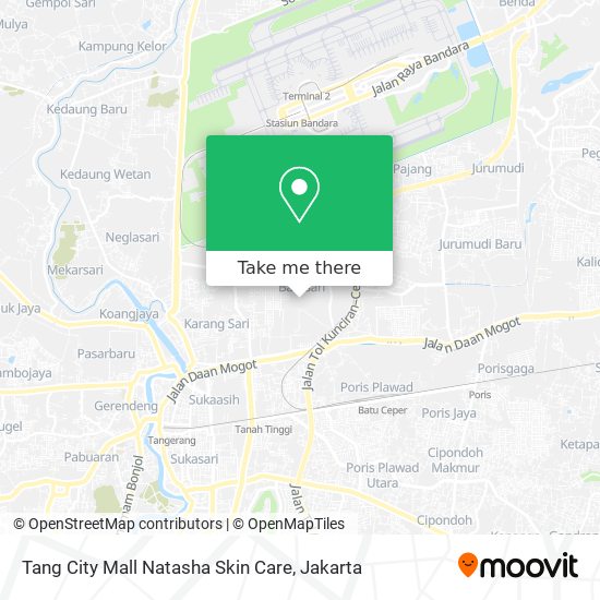 Tang City Mall Natasha Skin Care map