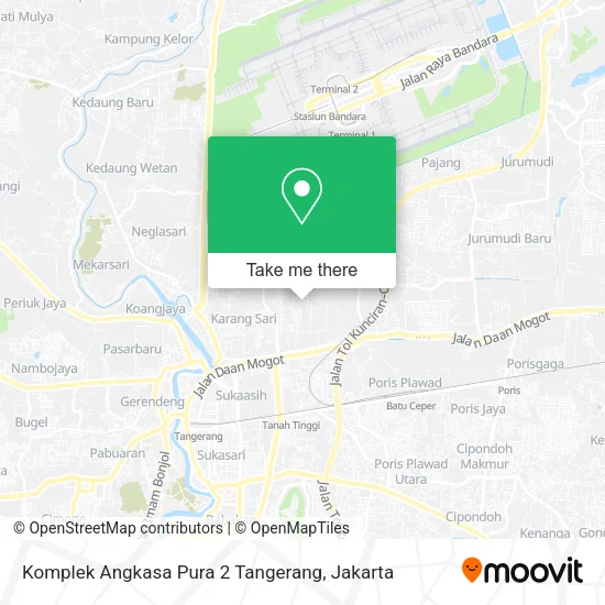 Komplek Angkasa Pura 2 Tangerang map