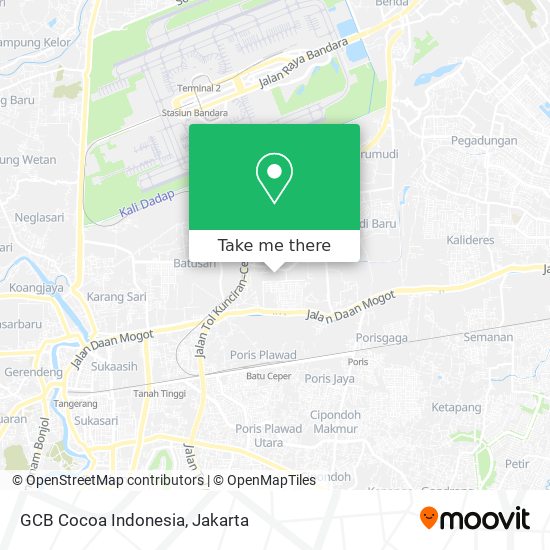 GCB Cocoa Indonesia map