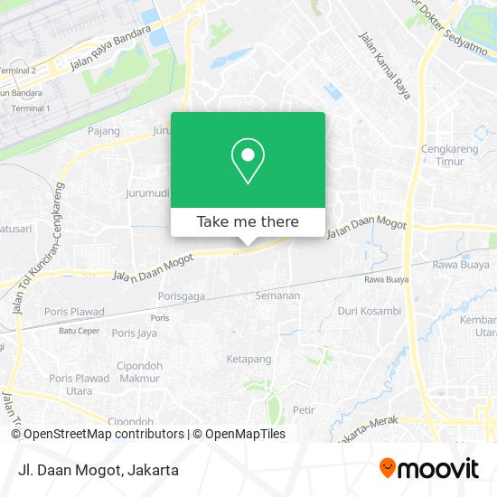 Jl. Daan Mogot map