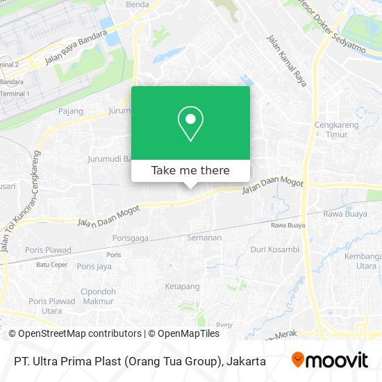PT. Ultra Prima Plast (Orang Tua Group) map