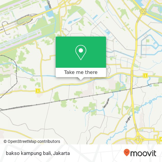 bakso kampung bali map