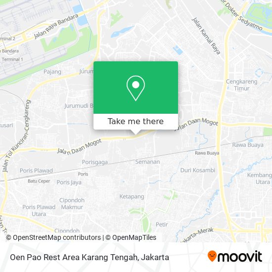 Oen Pao Rest Area Karang Tengah map