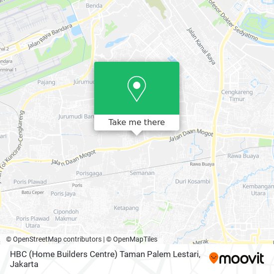 HBC (Home Builders Centre) Taman Palem Lestari map