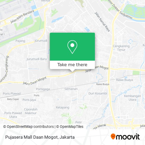 Pujasera Mall Daan Mogot map