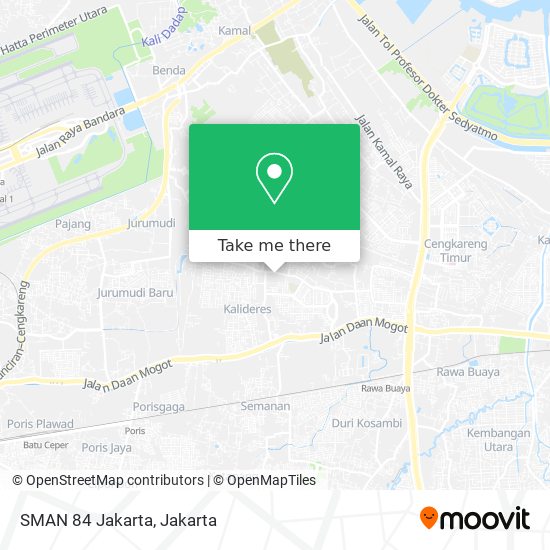 SMAN 84 Jakarta map