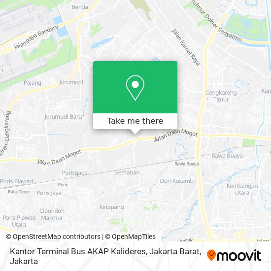 Kantor Terminal Bus AKAP Kalideres, Jakarta Barat map