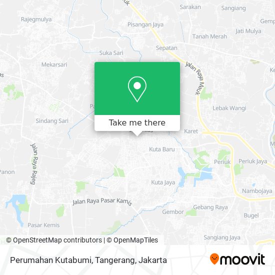 Perumahan Kutabumi, Tangerang map