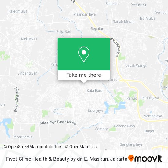 Fivot Clinic Health & Beauty by dr. E. Maskun map