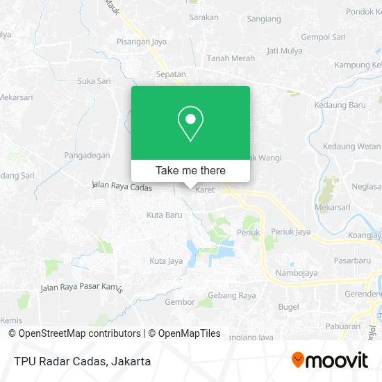 TPU Radar Cadas map