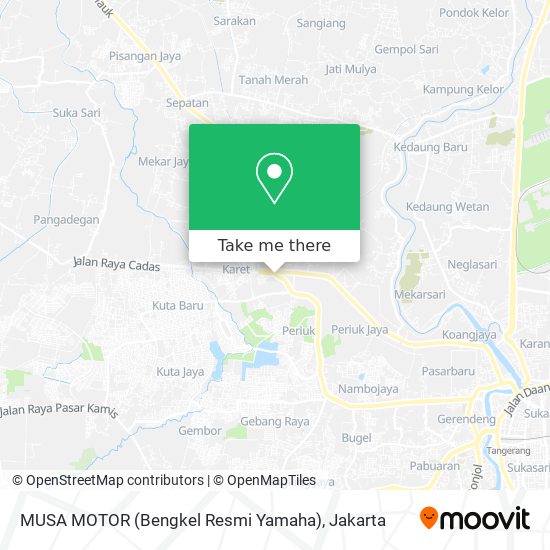 MUSA MOTOR (Bengkel Resmi Yamaha) map