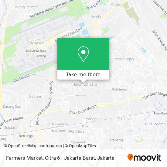 Farmers Market, Citra 6 - Jakarta Barat map