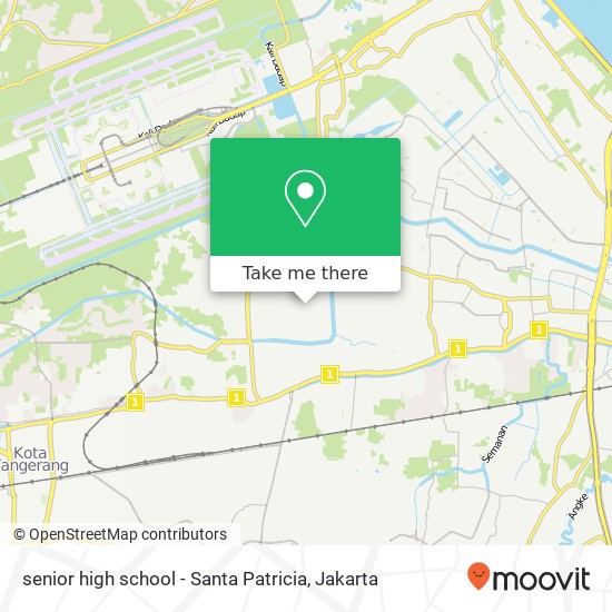senior high school - Santa Patricia map