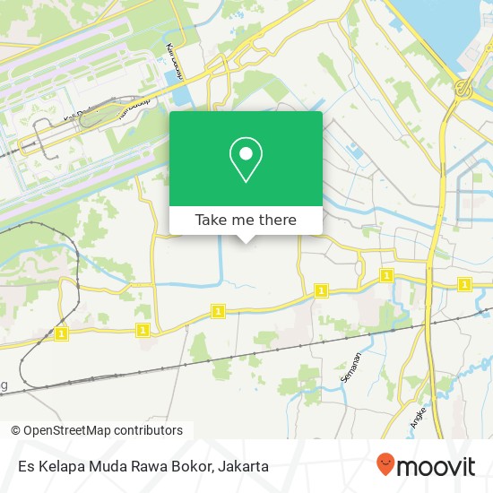 Es Kelapa Muda Rawa Bokor map