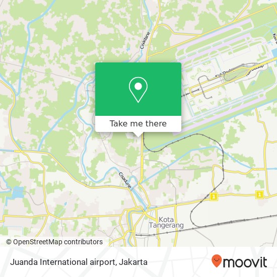 Juanda International airport map