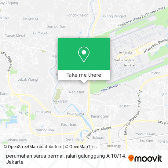perumahan sarua permai. jalan galunggung A 10 / 14 map