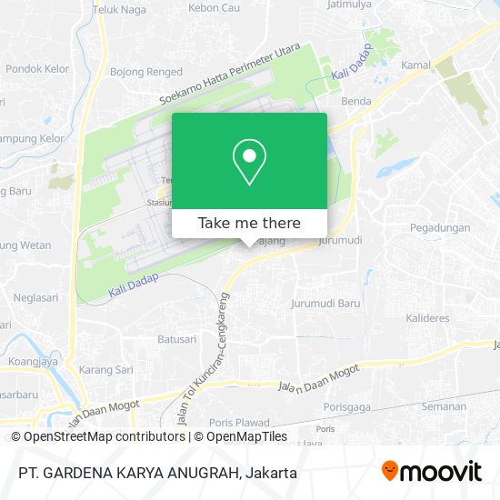 PT. GARDENA KARYA ANUGRAH map