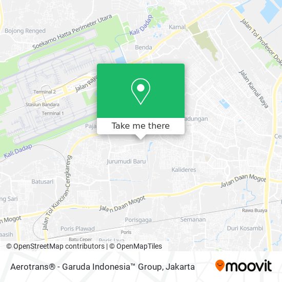 Aerotrans® - Garuda Indonesia™ Group map
