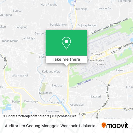 Auditorium Gedung Manggala Wanabakti map