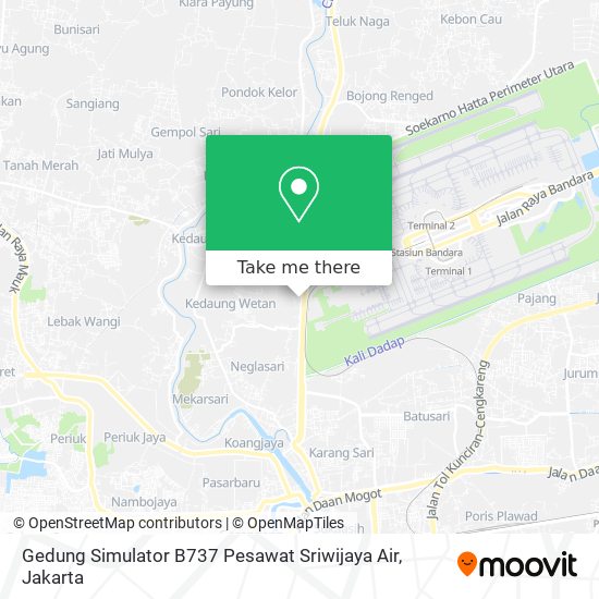 Gedung Simulator B737 Pesawat Sriwijaya Air map