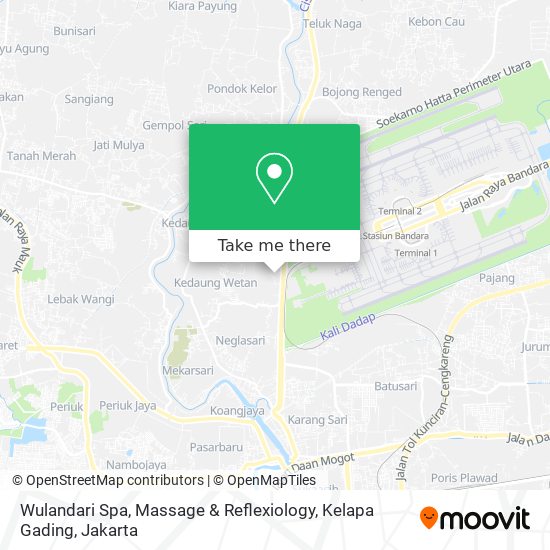 Wulandari Spa, Massage & Reflexiology, Kelapa Gading map