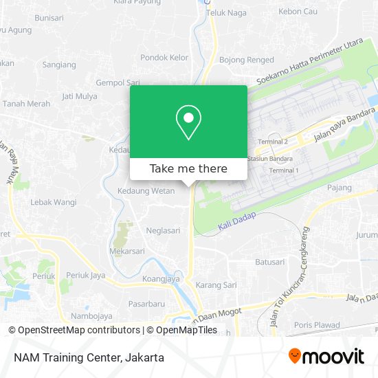 NAM Training Center map