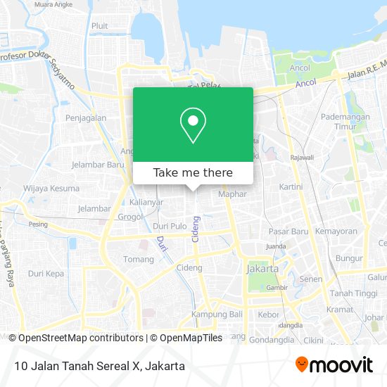10 Jalan Tanah Sereal X map