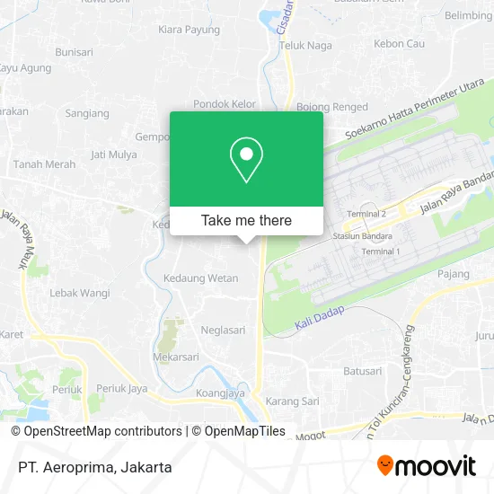 PT. Aeroprima map
