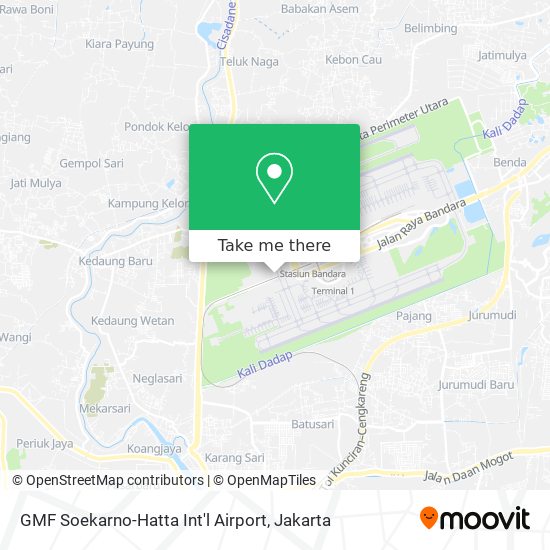 GMF Soekarno-Hatta Int'l Airport map