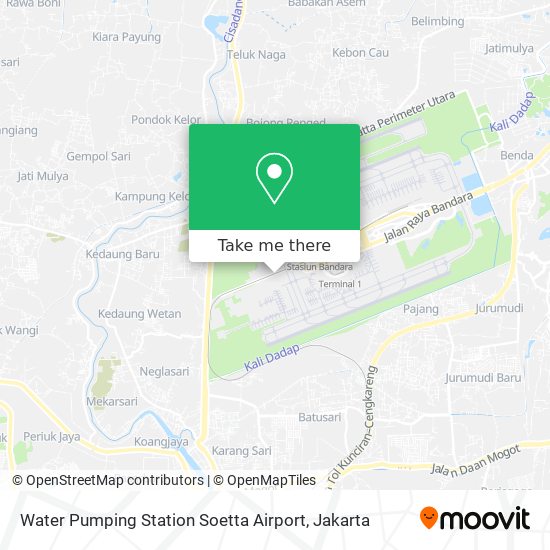 Water Pumping Station Soetta Airport map