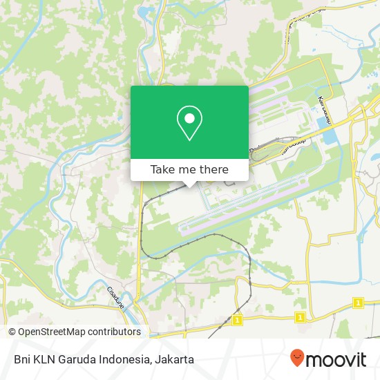 Bni KLN Garuda Indonesia map