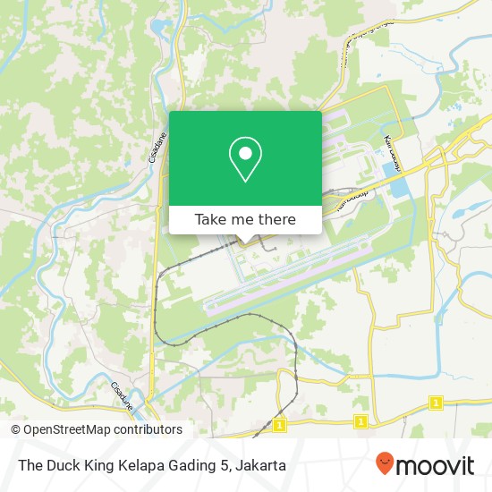 The Duck King Kelapa Gading 5 map