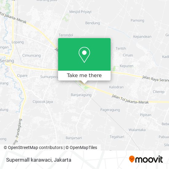 Supermall karawaci map