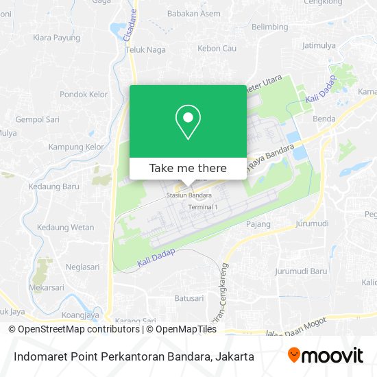 Indomaret Point Perkantoran Bandara map